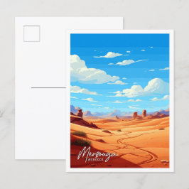 Merzouga Marokko Kunstgeschichte Postkarte