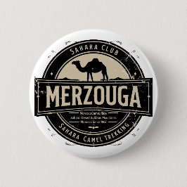 Merzouga Sahara Camel Ride Vintage Badge | Retro M Button