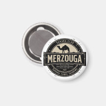 Merzouga Sahara Kamelritt Vintage-Abzeichen | Retr