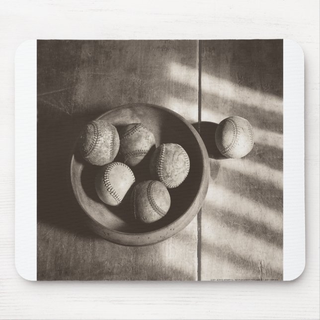 MES01BWD2 Baseball Bowl.tif Mousepad (Vorne)