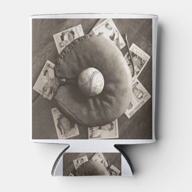 MES01BWD3 Baseball-Karten.tif Dosenkühler (Vorderseite)