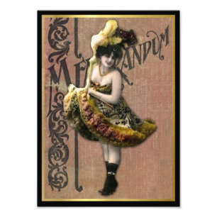 Mes Amis Cancan Dancer 2 Foto Print