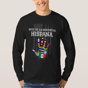 Mes Nacional De La Herencia Hispana Hispanic Herit T-Shirt