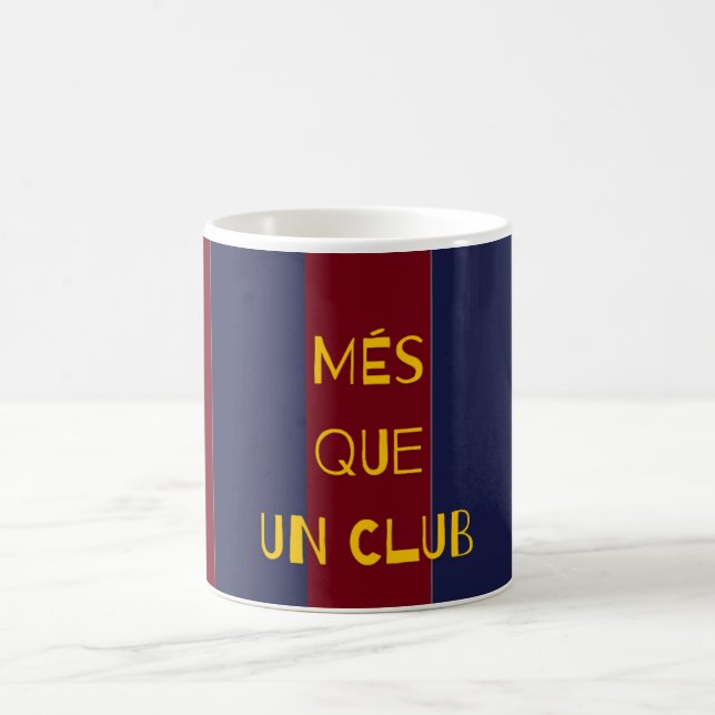 MÉS QUE UN CLUB Tasse (Mittel)