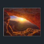 Mesa Arch, Canyonlands National Park Postkarte<br><div class="desc">Ikonische Felsformation im Morgengrauen bei Moab</div>