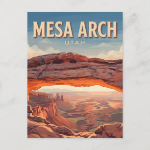 Mesa Arch Moab Utah Postkarte