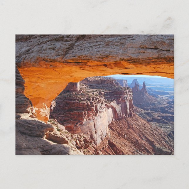 Mesa Arch Sunrise Postcard Postkarte (Vorderseite)