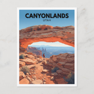 Mesa Arch Trail, Canyonlands National Park Moab Postkarte
