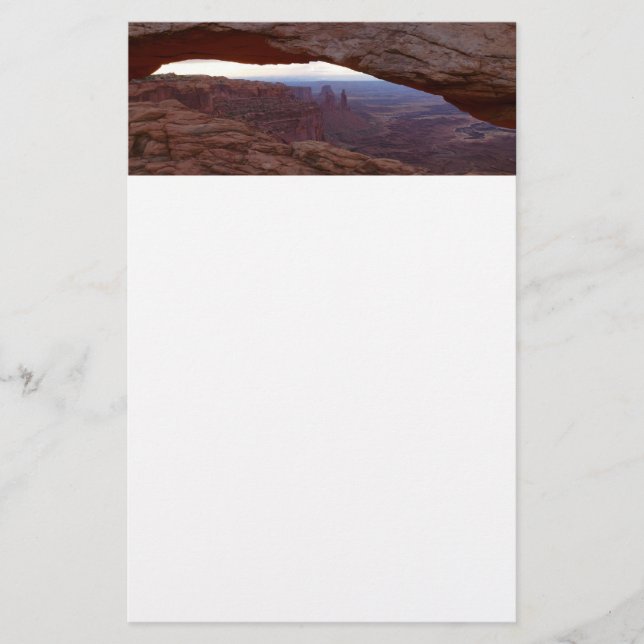 Mesa Arch vom Canyonlands Nationalpark Briefpapier (Vorderseite)