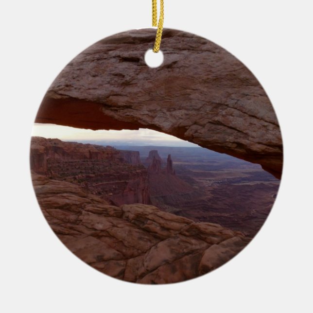 Mesa Arch vom Canyonlands Nationalpark Keramik Ornament (Vorne)