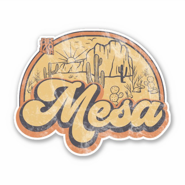 Mesa, Arizona Aufkleber (Vorderseite)