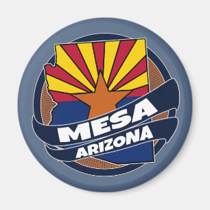 Mesa Arizona-Fahnen-Magnet Magnet