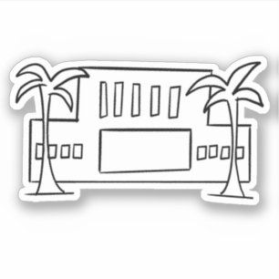 Mesa Arizona LDS Tempel Kontur mormon Aufkleber