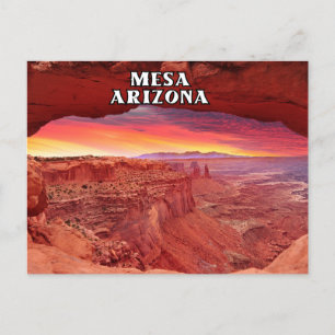 Mesa Arizona Postkarte für Souvenir