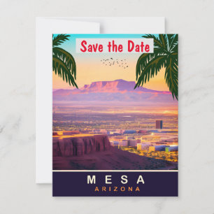 Mesa, Arizona, Reise-Postkarte,  Save The Date