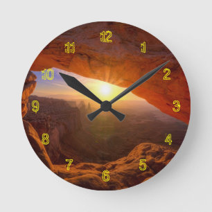 MESA-Bogen, Canyonlands Nationalpark Runde Wanduhr