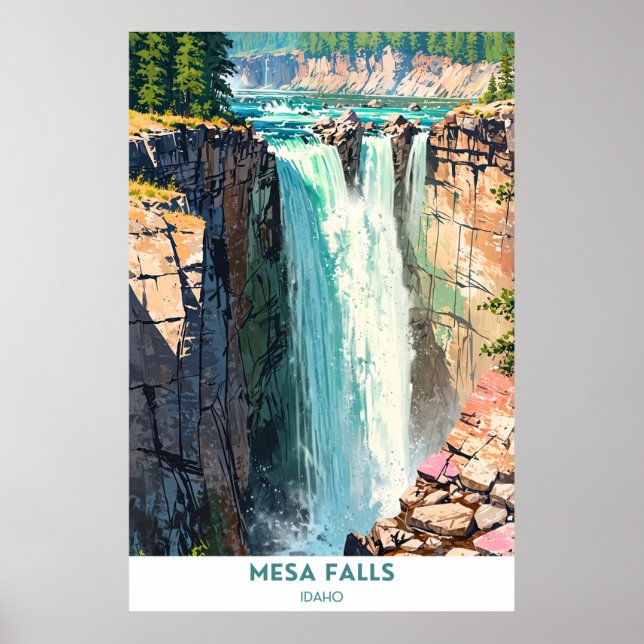 Mesa Falls, Idaho Poster (Vorne)
