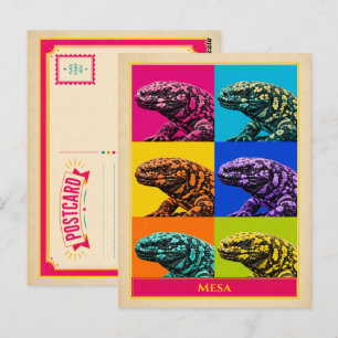Mesa Postkarte Arizona Skorpion Vintage