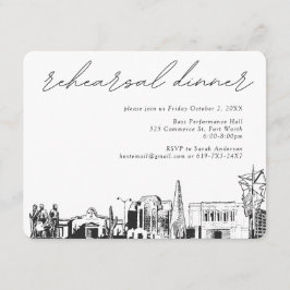 Mesa Probe Dinner Einladung Einschließungskarte