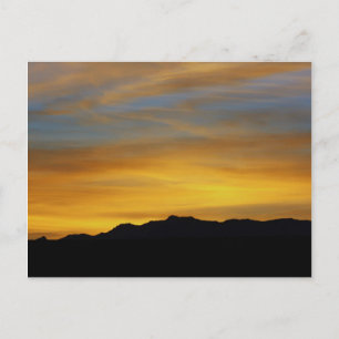 "Mesa Sunset"-Wüstenfotografie Postkarte