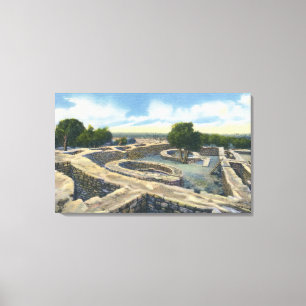 Mesa Verde Nat. Park, Colorado - Sun Temple Leinwanddruck