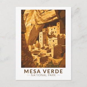 Mesa Verde National Park Cliff Palace Reisen Postkarte
