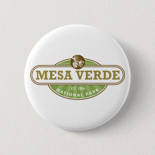 Mesa Verde Nationalpark Button (Vorderseite)