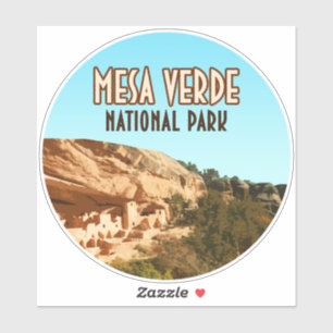 Mesa Verde Nationalpark Colorado Aufkleber