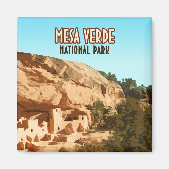 Mesa Verde Nationalpark Colorado Magnet (Vorne)