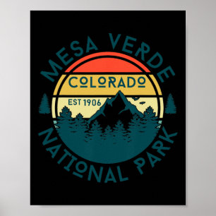 Mesa Verde Nationalpark Colorado Natur Wandern Ou Poster
