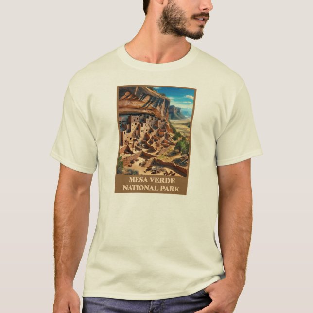 Mesa Verde Nationalpark Colorado T-Shirt (Vorderseite)