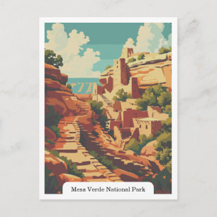Mesa Verde Nationalpark, Colorado USA Postkarte