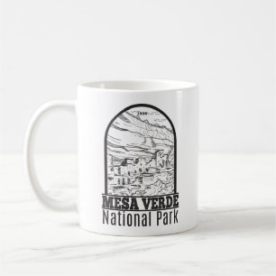 Mesa Verde Nationalpark Colorado Vintag Kaffeetasse