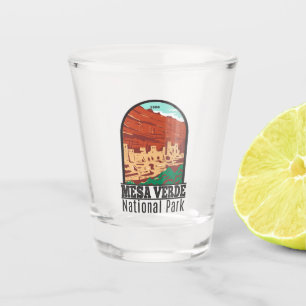 Mesa Verde Nationalpark Colorado Vintag Schnapsglas