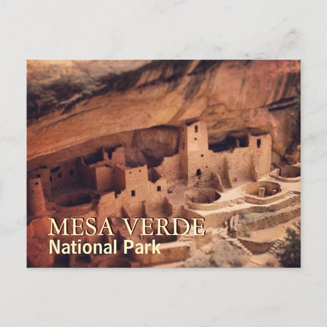 Mesa Verde Nationalpark Postkarte (Vorderseite)