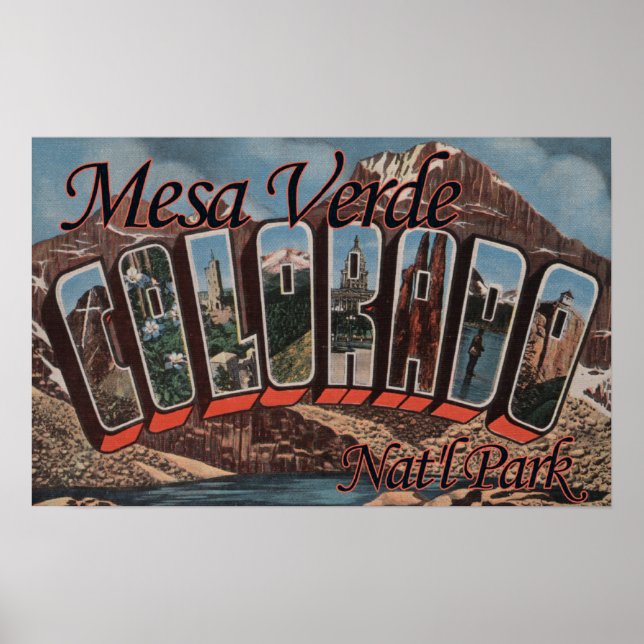 Mesa Verde Nat'l Park, Colorado Poster (Vorne)
