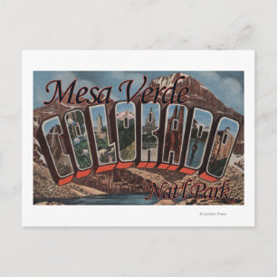 Mesa Verde Nat'l Park, Colorado Postkarte
