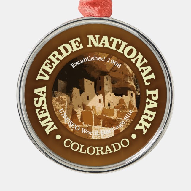 Mesa Verde NP2 Ornament Aus Metall (Vorne)