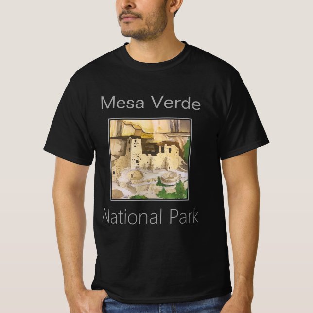 Mesa Verde Pueblo, Mesa Verde Nationalpark T-Shirt (Vorderseite)