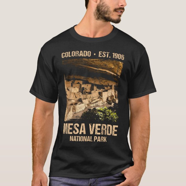 Mesa Verde Us Nationalpark T-Shirt (Vorderseite)