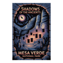 Mesa Verde Verlassener Nationalpark Poster