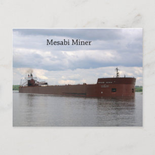 Mesabi Miner Postkarte