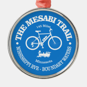 Mesabi-Pfad (Radfahren) Ornament Aus Metall