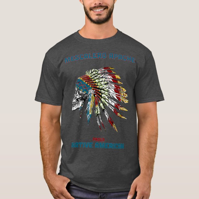 MESCALERO APACHE Stamm Einheimischer Amerikanische T-Shirt (Vorderseite)