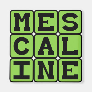 Mescalin, Halluzinogene Droge Magnet