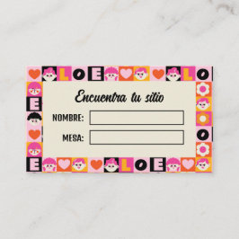 Meseros Seating Plan Boda Original Divertida Platzkarte