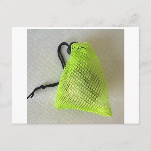 Mesh Gemüse Packbeutel, Mesh Drawstring Bag Postkarte (Vorderseite)