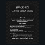 Mesh-Grafik, Grafik-Designer-Werbung Flyer<br><div class="desc">Mesh Graphic,  Grafik Designer Werbung Flyer durch den Business Card Store.</div>