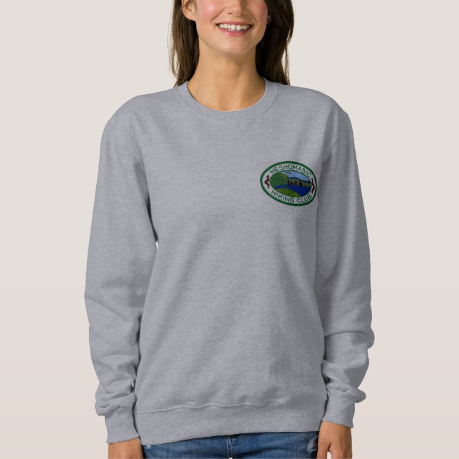 Meshomasisches Hiking Club Logo Sweatshirt (Vorderseite)