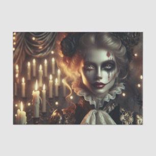 Mesmerisiering Gothic Harlequin Decoupage Seidenpapier
